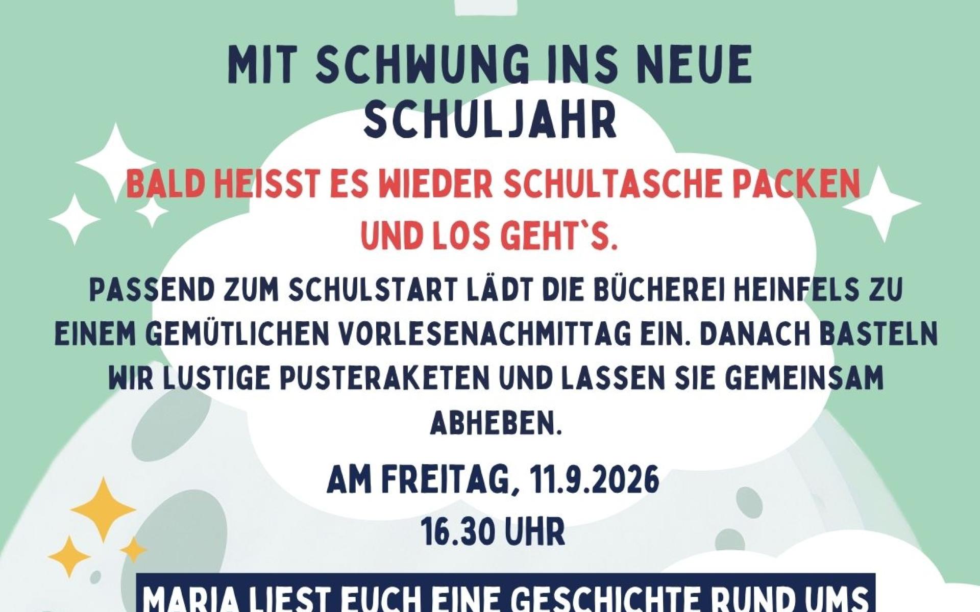 Mit Schwung ins neue Schuljahr